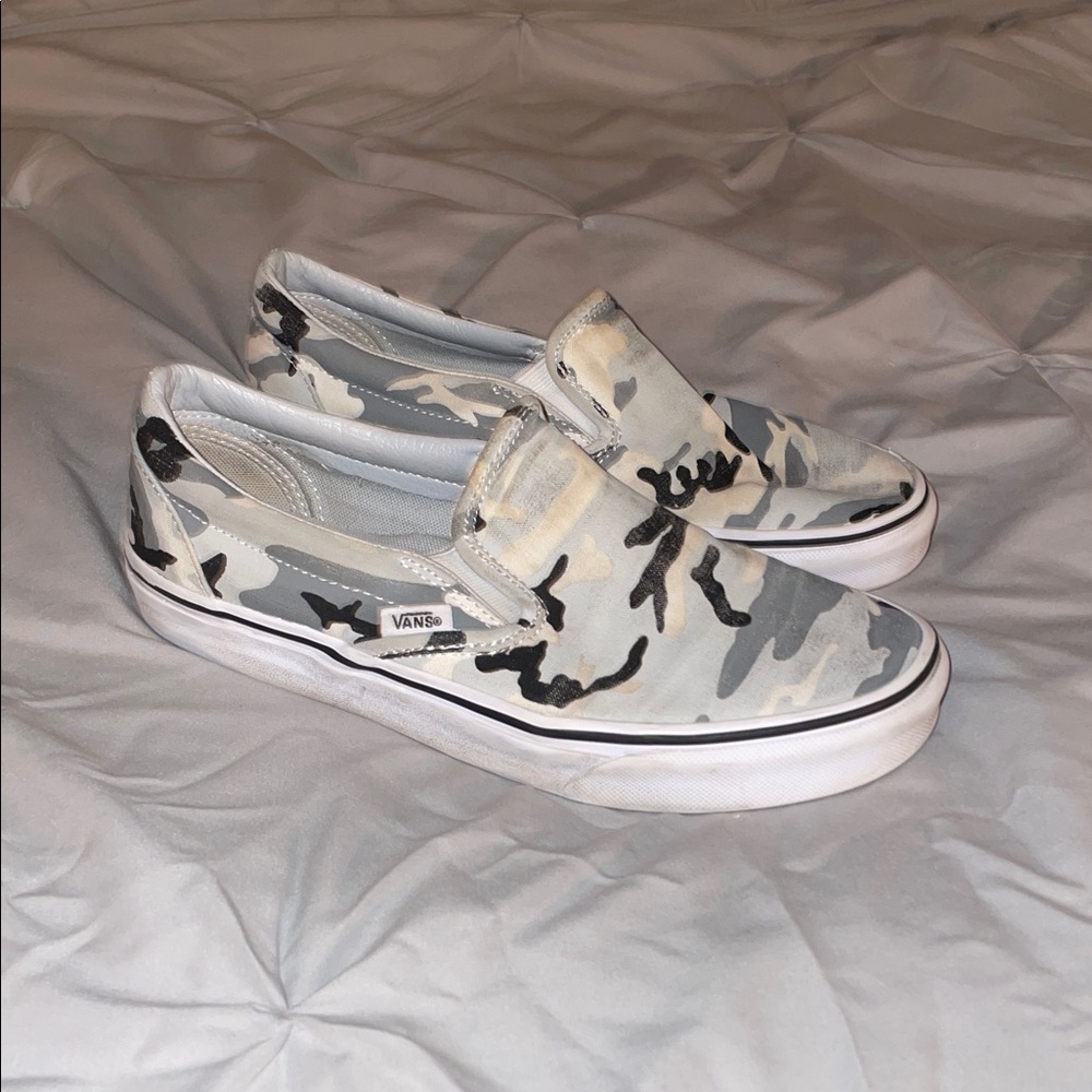 Vans Camo Slip-Ons